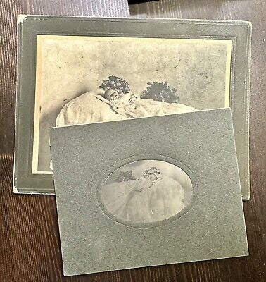 2 Post Mortem Photos of ID'd Baby JOHN HARRISON 2 MONTHS OLD DIED CANADA 1903