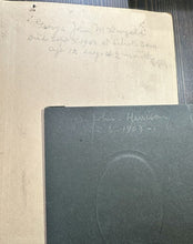 Load image into Gallery viewer, 2 Post Mortem Photos of ID&#39;d Baby JOHN HARRISON 2 MONTHS OLD DIED CANADA 1903
