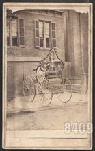 Load image into Gallery viewer, Boss Tweed? Civil War Era CDV of FIRE PUMPER "Americus" Firehouse #6
