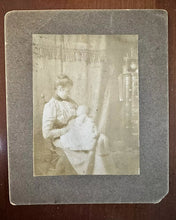 Load image into Gallery viewer, Rare Breastfeeding / Nursing Mother Antique Photo Circa 1900 Original
