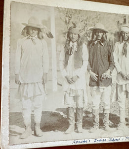 Rare 1800s Apache Indian School Phoenix Arizona Territory