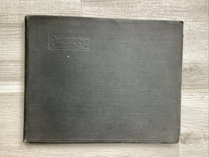 Antique WWI Era Snapshot Album Car Women Navy Airplane Football Sports