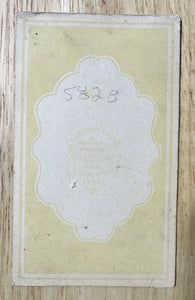 Rare Advertising CDV [ King Of Clubs / Kehoe’s Indian Clubs ] Fredricks NYC