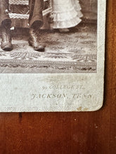 Load image into Gallery viewer, 1890s Cabinet Card ID'd Jackson Tennessee People Antique Photo Unusual
