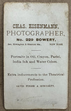 Load image into Gallery viewer, Circassian Sideshow Woman CDV by Eisenmann Circus Freak Show 1800s
