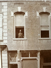 Load image into Gallery viewer, Cabinet Card Street Storefront Signs 1800s Outdoor Photo
