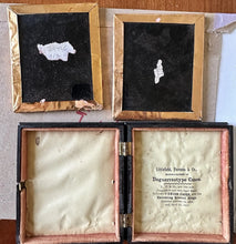 Load image into Gallery viewer, Two 1/6 Ruby Ambrotypes Husband &amp; Wife in Union Case
