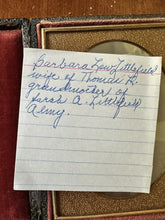 Load image into Gallery viewer, 1/4 Daguerreotype Old Woman Born in 1776 Holding Eyeglasses Full Case 1850s RI
