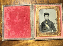 Load image into Gallery viewer, Very Young Boy Civil War Soldier Tintype 1860s Original
