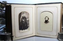 Load image into Gallery viewer, Civil War Era / 1860s Photo Album Curtis Family Illinois Iowa w' Daguerreotype!
