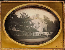 Load image into Gallery viewer, Whole / Full Plate Daguerreotype Outdoor View of House 9" x 7"
