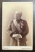 Load image into Gallery viewer, Civil War General Phillip Sheridan Rare Cabinet Card Photo Soldier Dated 1800s
