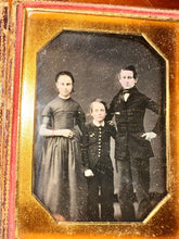 Load image into Gallery viewer, Excellent 1/4 Group Daguerreotype &quot;Meeting at Clark&#39;s&quot; w ID&#39;d Kids 1800s Photo
