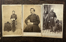 Load image into Gallery viewer, Lot of 3 Civil War Soldiers Massachusetts Connecticut
