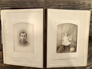 Depew Family Photo Album, Montana, California, Michigan Antique 1800s Genealogy