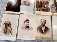 Load image into Gallery viewer, MICHIGAN photographer cabinet card lot incl Rare EMMA COLE Teacher Botanist Wiki
