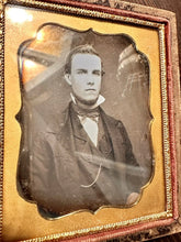 Load image into Gallery viewer, 1850s Daguerreotype Photo Handsome Man With Beard - Sealed Excellent Condition
