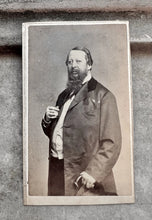 Load image into Gallery viewer, FREDERICKS NY Man Odd Eye Political Or Famous? Civil War Era / 1860s CDV Photo
