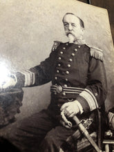 Load image into Gallery viewer, RARE SIGNED Photo of US Navy Rear Admiral CHARLES NORTON Uruguay USN 1800s
