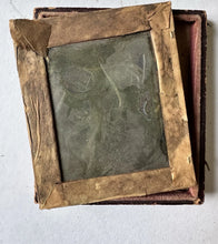 Load image into Gallery viewer, 6th Plate 1840s Daguerreotype Of Man At Desk Holding Pen Writer Or Author?
