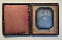 Load image into Gallery viewer, 1840s Daguerreotype Handsome Man Wild Hair Beard &amp; Cleft Chin Sealed?
