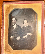 Load image into Gallery viewer, 1/4 Plate Daguerreotype ID’d Man &amp; Woman Platte City Missouri Sealed
