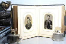 Load image into Gallery viewer, Civil War Era / 1860s Photo Album Curtis Family Illinois Iowa w' Daguerreotype!
