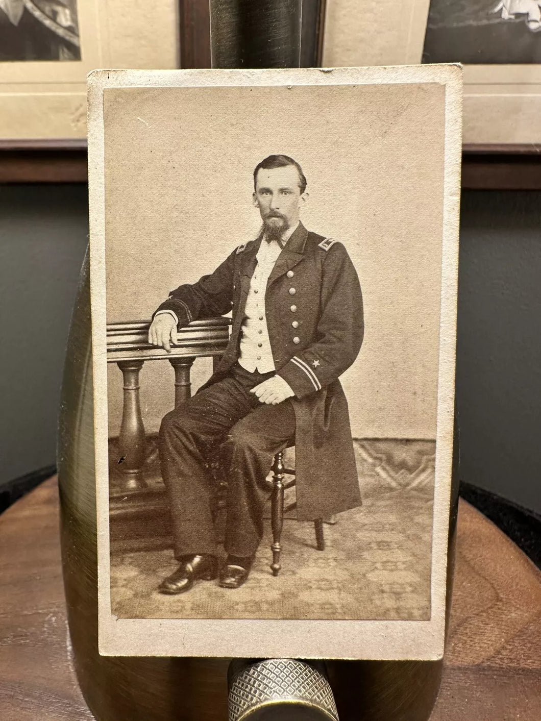 Civil War NAVY / Naval Officer FLORIDA Photographer 1860s CDV Photo