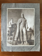 Load image into Gallery viewer, RARE 1914 Photo Baltimore Sculptor Edward Berge with his Fort McHenry Sculpture
