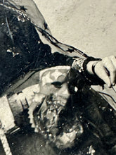 Load image into Gallery viewer, Unusual Tintype Photo Halloween or Mask Party Witch Dress or Fortune Teller?
