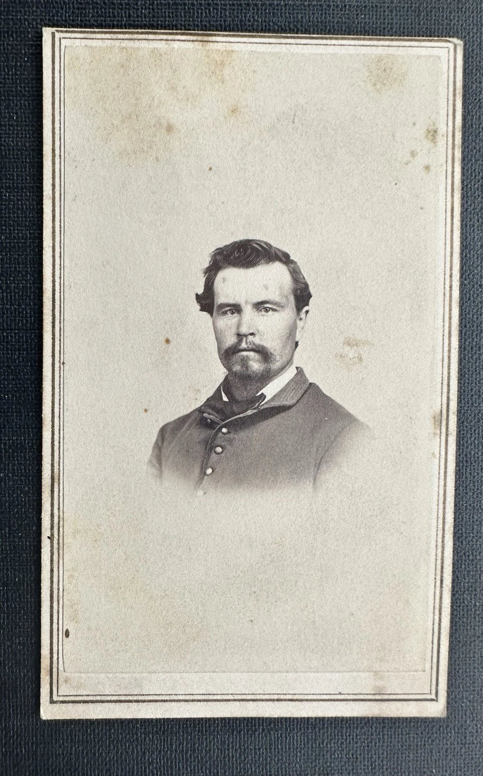Minnesota Civil War Soldier by Whitney Gallery 1860s CDV Photo Original