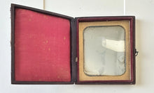 Load image into Gallery viewer, 1/6 Daguerreotype Handsome Goatee Beard Man Tinted Blue Tie / Cravat
