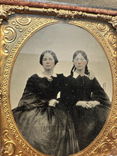 Load image into Gallery viewer, Woman Daughter or Sister in Half Mourning? 1/6 Ruby Ambrotype 1850s Photo
