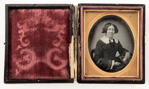 2 BROADBENT Daguerreotype Photo ID'd Sisters Philadelphia 1850s Lot