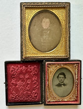 Load image into Gallery viewer, Sealed Daguerreotype &amp; Tintype Man &amp; Boy - Note Inside Of Case
