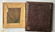 Load image into Gallery viewer, 1840s Daguerreotype Little Boys / Brothers Affectionate Pose / Sealed Photo
