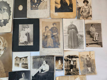 Load image into Gallery viewer, Big Lot of Antique Snapshot Photos Mostly Women &amp; Girls 1900s 1910s 1920s 1930s
