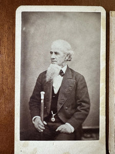 RARE Lot of 4 Colonel Elmer Ellsworth & Family ~ CDV Photos Civil War Soldier