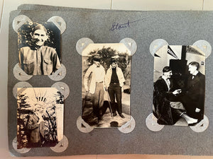 GREAT 1910s WWI Era Photo Album with 400+ Snapshots