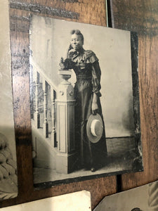 RARE COLLECTION OF ANTIQUE 1800s AFRICAN AMERICAN / BLACK TINTYPE PHOTOS 1860s +