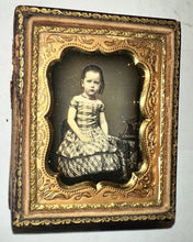 Load image into Gallery viewer, Two 1/9 1850s Daguerreotype of Little Girls / Sisters Matching Cases
