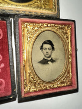 Load image into Gallery viewer, Sealed Daguerreotype &amp; Tintype Man &amp; Boy - Note Inside Of Case
