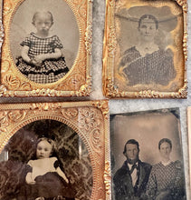 Load image into Gallery viewer, Lot Of Antique Photo &amp; Parts Civil War Stamp Hidden Mother Ambrotype Tintype
