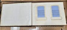 Load image into Gallery viewer, Victorian Era Embossed Leather &amp; Brass Antique Photo Album 1860s Storage Book
