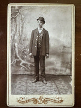 Load image into Gallery viewer, Ohio Man Wearing Badge Police Officer? Cabinet Card 1800s Photo Policeman

