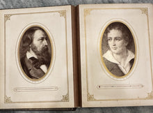 Load image into Gallery viewer, CDV Album Musician Author Poet Shakespeare Ole Bull Burns Beethoven Famous Photo
