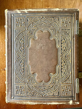 Load image into Gallery viewer, Large Leather Album with Civil War Soldiers ID'd 1860s CDV Tintype Photo
