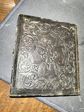 Load image into Gallery viewer, Beautiful 1850s 1/6 Daguerreotype of a Woman in Black Lace Shawl Gothic Chair
