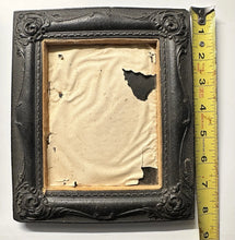 Load image into Gallery viewer, Half Plate Thermoplastic Wall Frame Daguerreotype Tintype Photo Antique 1850s

