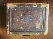 Load image into Gallery viewer, Leather Album 48 Antique Tintype Photo 1860s 1870 1880 1890s Victorian Men Women

